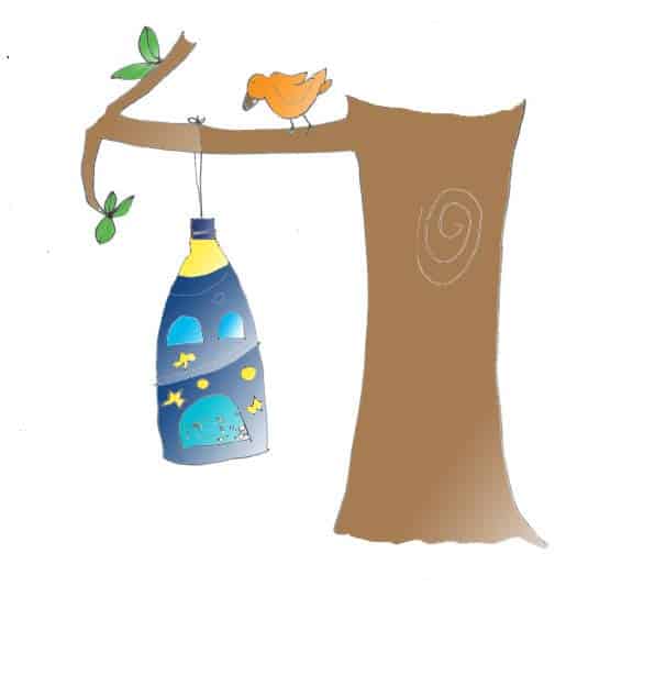 Para este proyecto, los niños van a necesitar ayuda de un adulto.   Materiales:   -botella de plástico de 2 litros con tapa -marcador -regla -tijeras -alfiler -hilo de pescar […]
